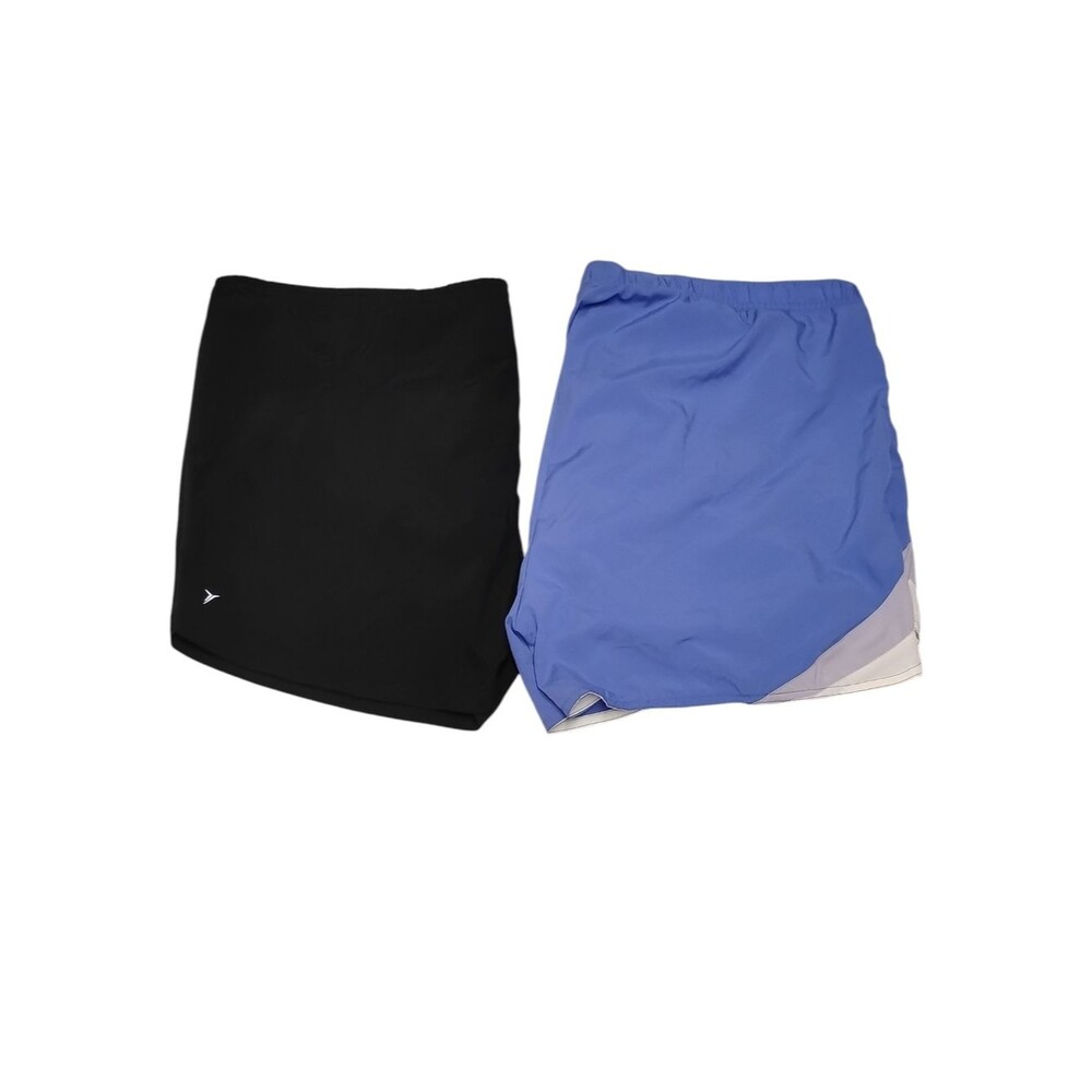 Old Navy Active Short Lot Of 3 Black Purple Women's Athletic Brief Lined XXL